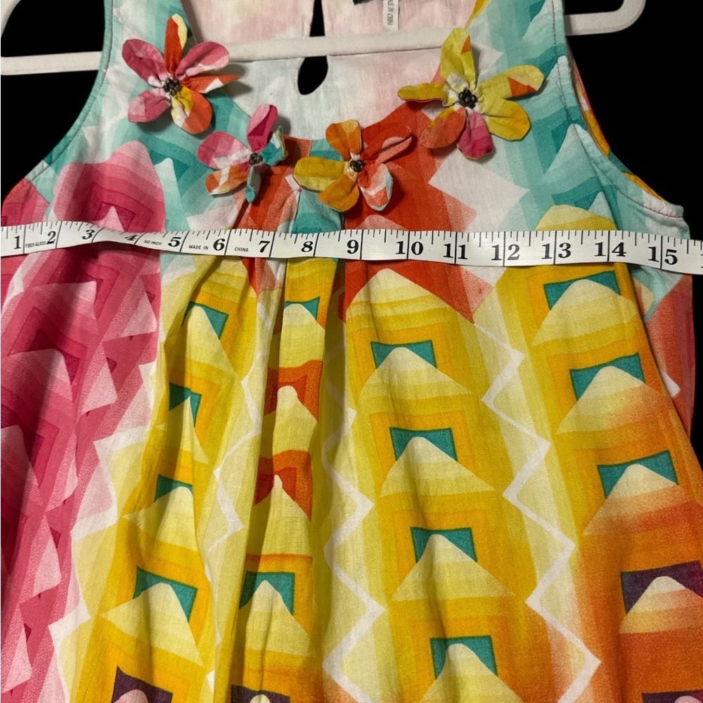 Colorful Geometric Mini Dress - Picture 3 of 4